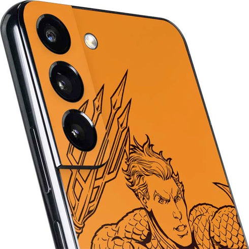 DC Comics Aquaman Comic Pop Galaxy S22 Plus Skin